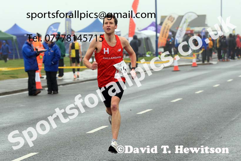 Senior mens 12 Stage 2023 Northern Mens 12 stage and Womens 6 Stage Relays and Young Athletes, Redcar. Photo: David T. Hewitson/Sports for All Pics
